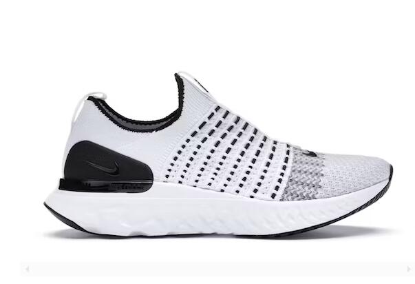 Nike React Phantom Run Flyknit 2 White Black