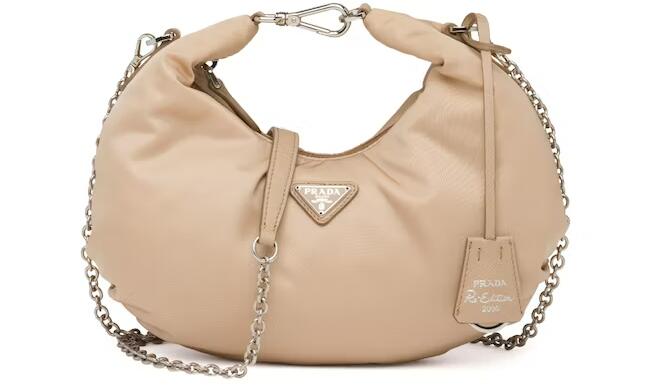 Pra*a Re-Edition 2006 Nylon Bag Cameo Beige