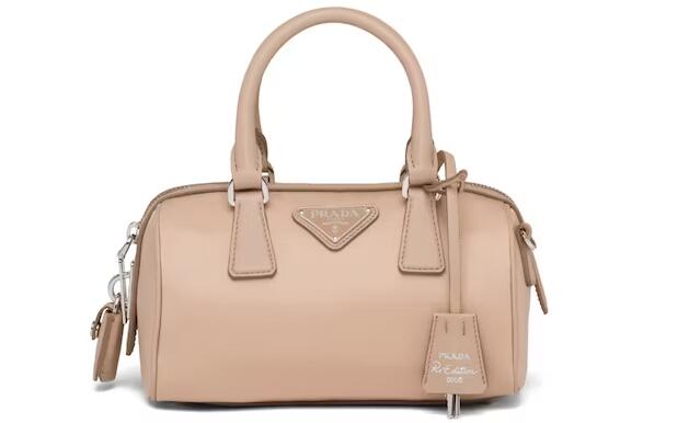 Pra*a Re-Edition 2005 Nylon Bag Cameo Beige