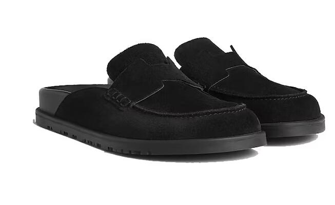 H**me5 Go Mule Noir Suede Calkfskin (Men's)