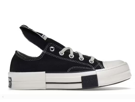 Converse DRKSTR Chuck Taylor All-Star 70 Ox Rick Owens DRKSHDW Black