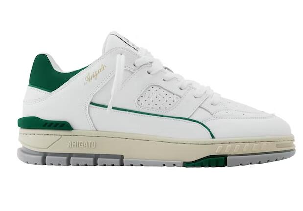 Axel Arigato Area Lo Sneaker White Kale Green
