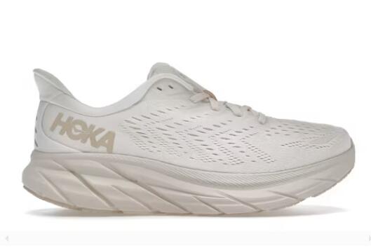 Hoka One One Clifton 8 Eggnog Shifting Sand