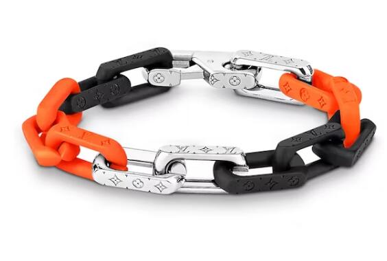 L0vis Vvtt0n Monogram Chain Bracelet Silver