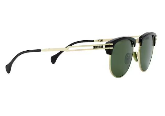 Gvc*1 Square Frame Sunglasses Black/Gold