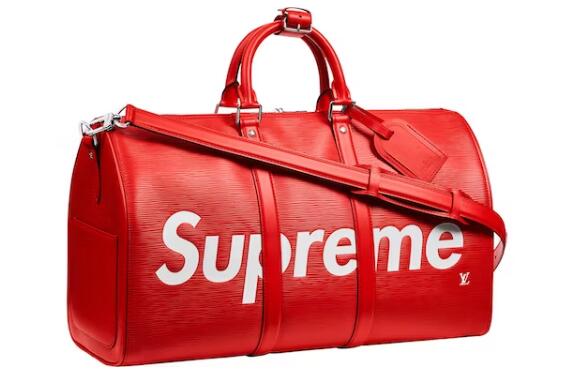 L0vis Vvtt0n X Svp*me Keepall Bandouliere Epi  Red