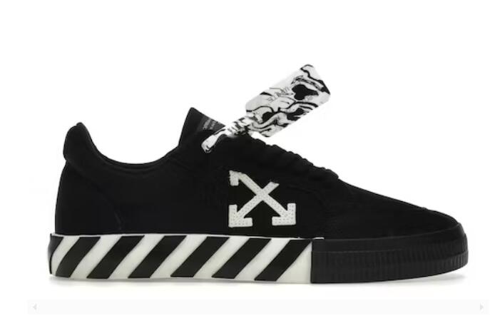 OFF-WHITE Vulc Low Black White Arrow