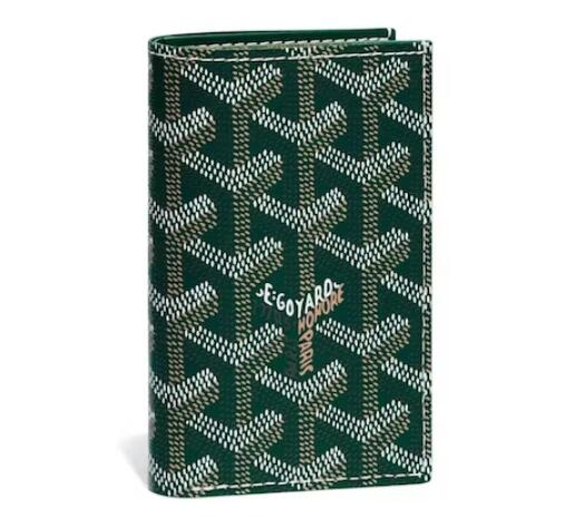 G09ard Saint Pierre Card Holder Green ( 2.9H 4.3W 5.9D)