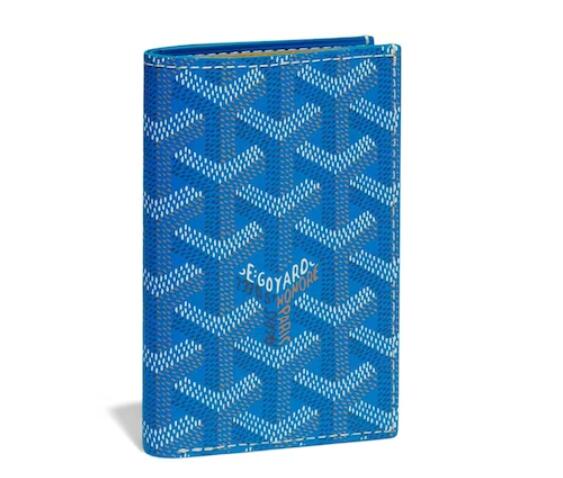 G09ard Saint Pierre Card Holder Sky Blue ( 2.9H 4.3W 5.9D)