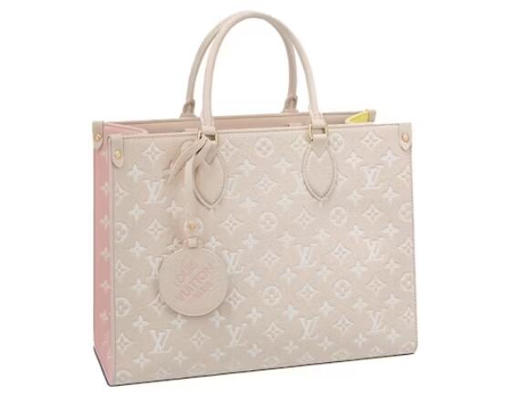 L0vis Vvtt0n Onthego MM Rose Beige （ 10.6H 13.8W 5.5D）