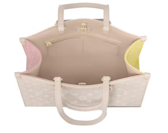 L0vis Vvtt0n Onthego MM Rose Beige （ 10.6H 13.8W 5.5D）