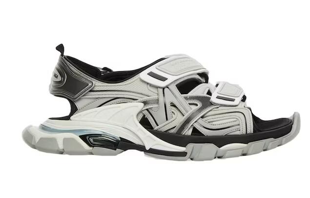 Ba1en*iaga Track Sandal Grey Black