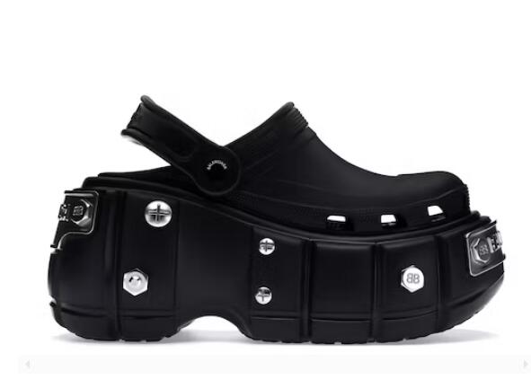 Ba1en*iaga x Cr0c5 HardCr0c5 Sandal Black