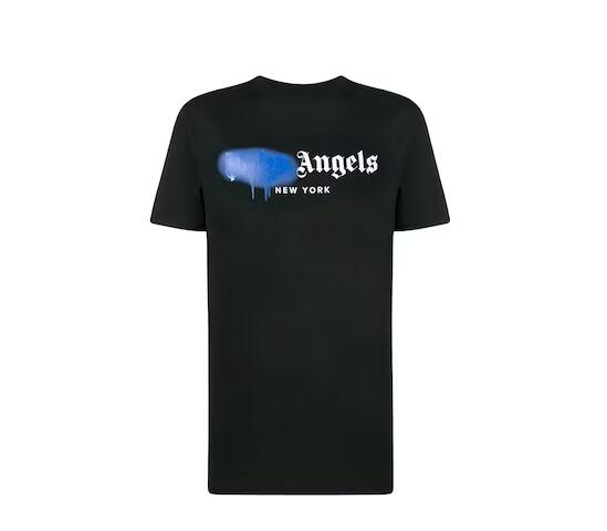 Palm Angels New York Sprayed Logo T-shirt Men's Black