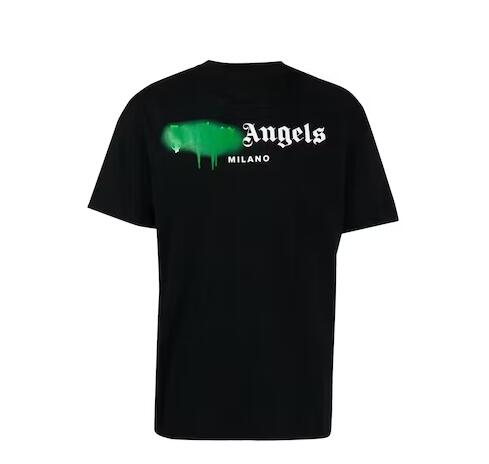 Palm Angels Milano Sprayed Logo T-shirt Men's Black