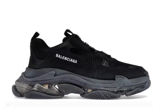 Ba1en*iaga Triple S Clear Sole Black