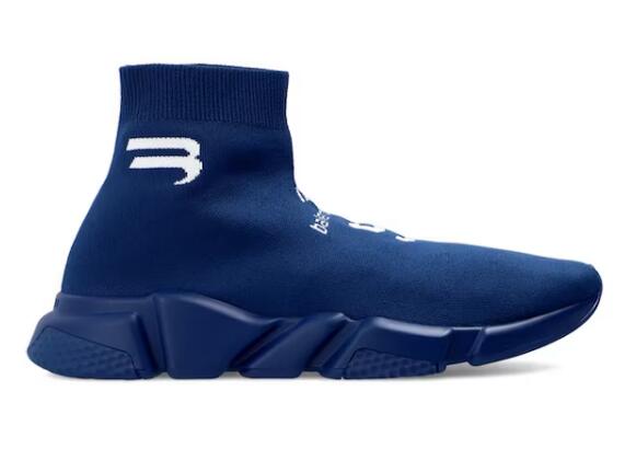 Ba1en*iaga Speed Soccer Runner Navy White