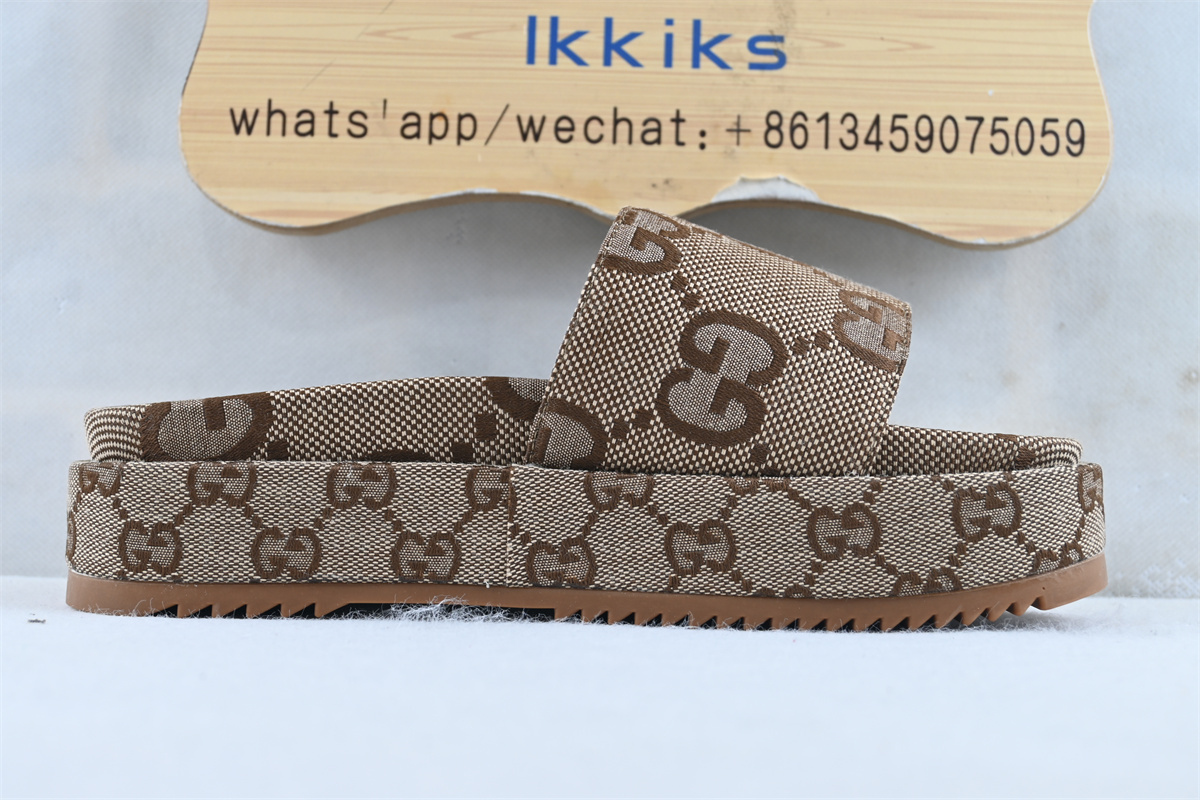 Gvc*1 Angelina Platform 55mm Sandal Camel Canvas