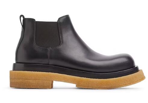 B0tt*ga Ven*ta Lug Cropped Chelsea Boot Black Gum
