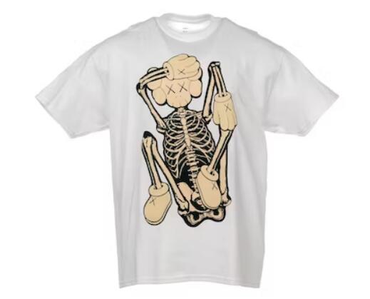 Kaws Skeleton New Fiction T-Shirt