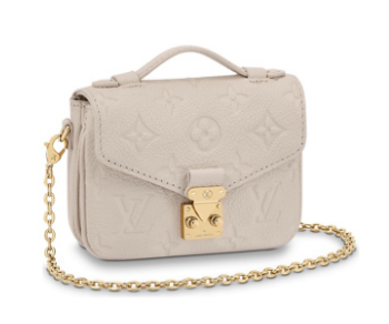 L0vis Vvtt0n Micro Métis Monogram Empriente Beige Clair