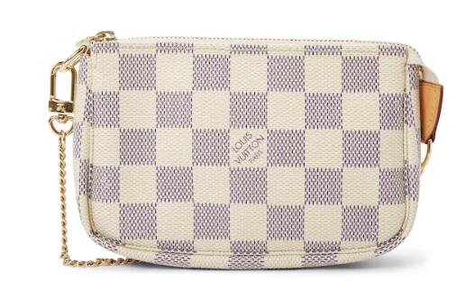 L0vis Vvtt0n Pochette Damier Azur Mini White/Blue