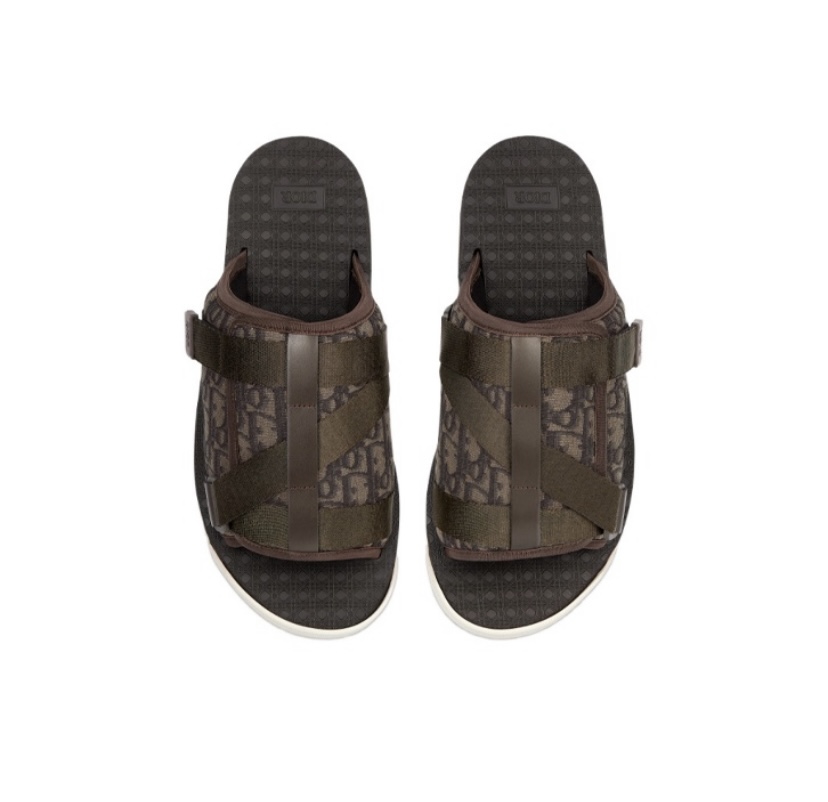 D10r Alpha Sandal Ebony D10r Oblique Jacquard