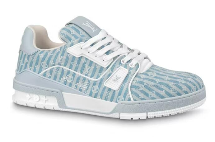 L0vis Vvtt0n Trainer Blue Stripe Monogram