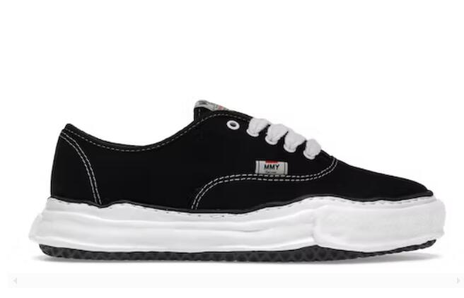 Mihara Yasuhiro Baker OG Sole Canvas Low Black