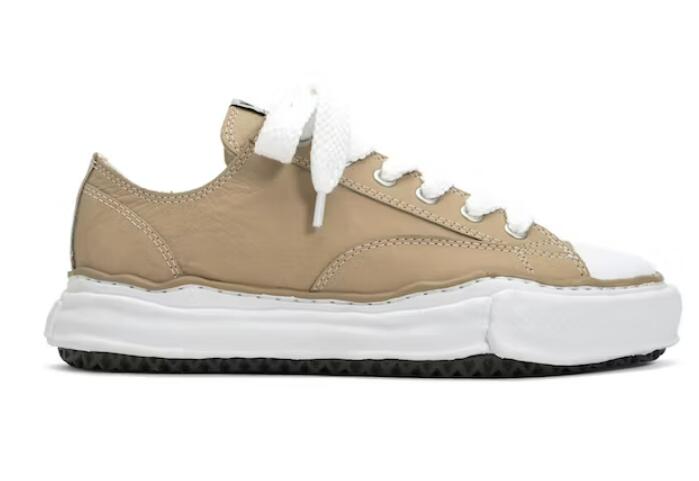 Mihara Yasuhiro Peterson OG Sole PL Leather Low Beige