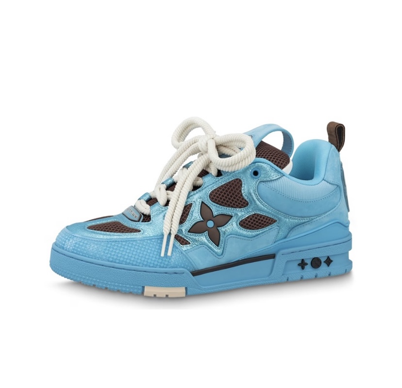 L0vis Vvtt0n Skate Trainer Blue Brown