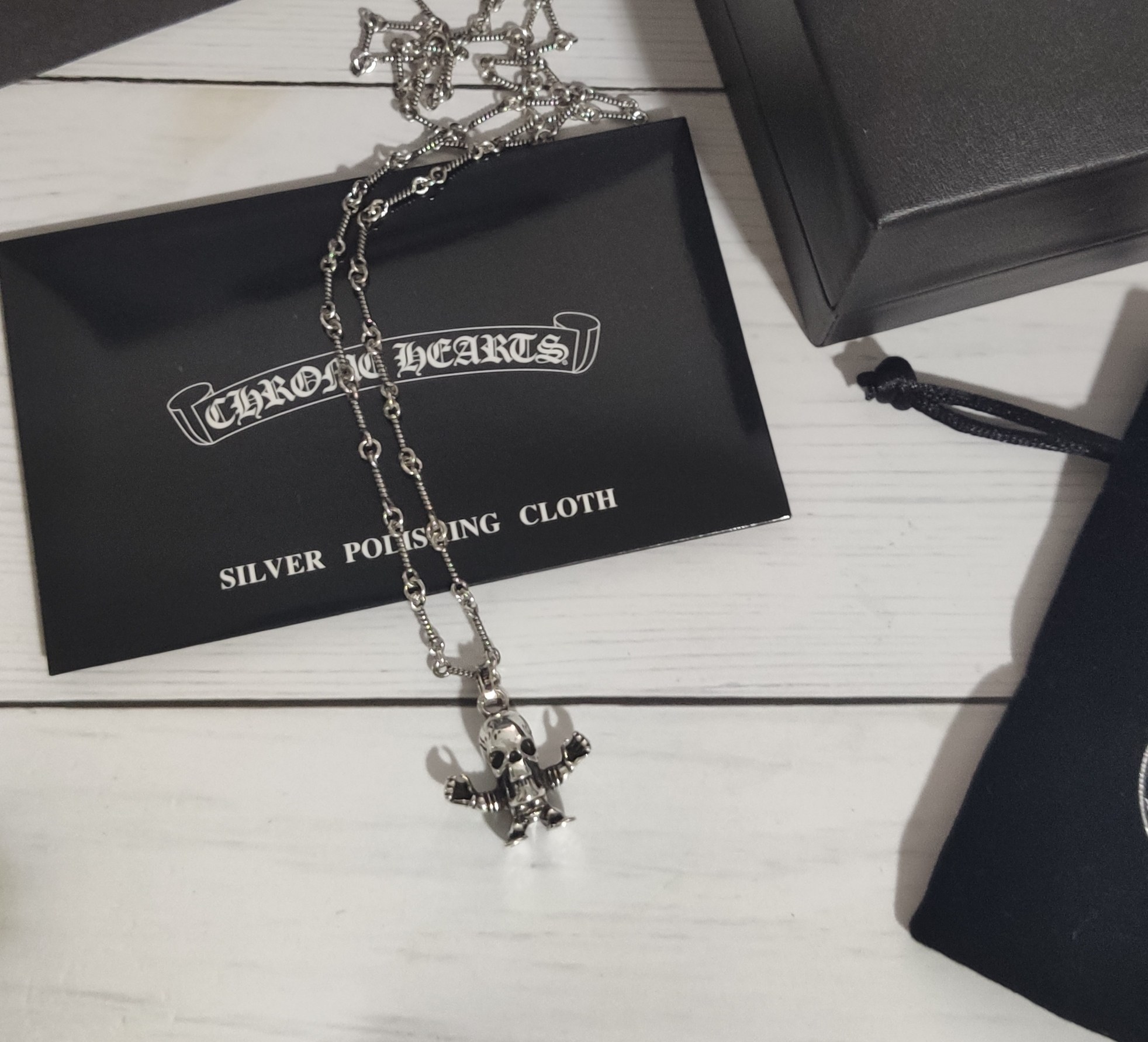 Ch*0me He**ts Necklace