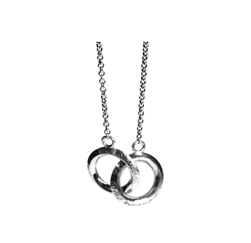 Ch*0me He**ts Necklace