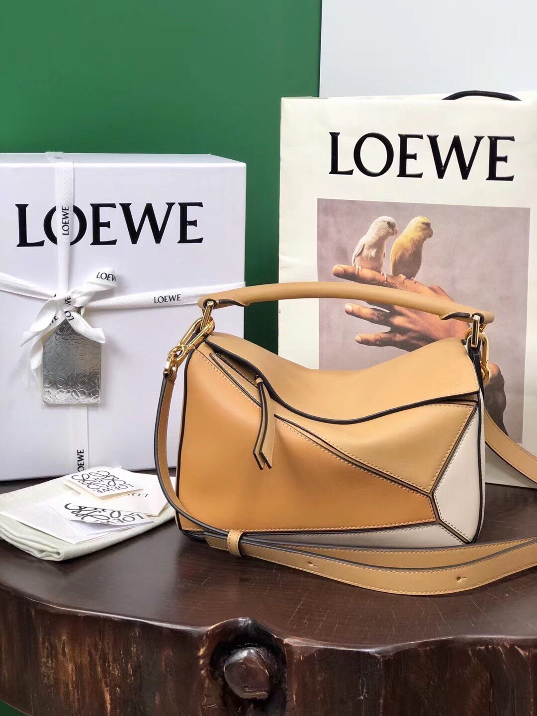 L0ew* Small Puzzle Bag - Dune Warm Desert