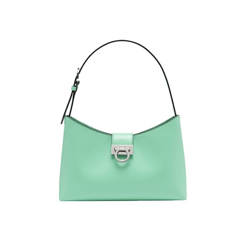 Ferragamo Women Trifolio Small Leather Shoulder Bag