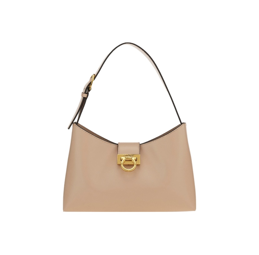 Ferragamo Women Trifolio Small Leather Shoulder Bag