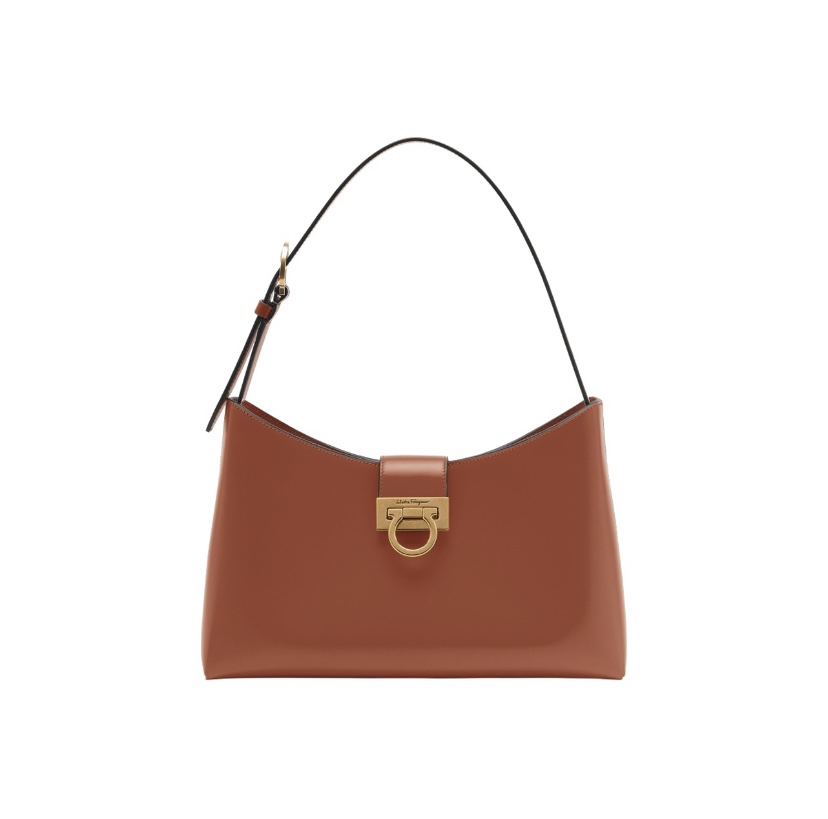 Ferragamo Women Trifolio Small Leather Shoulder Bag
