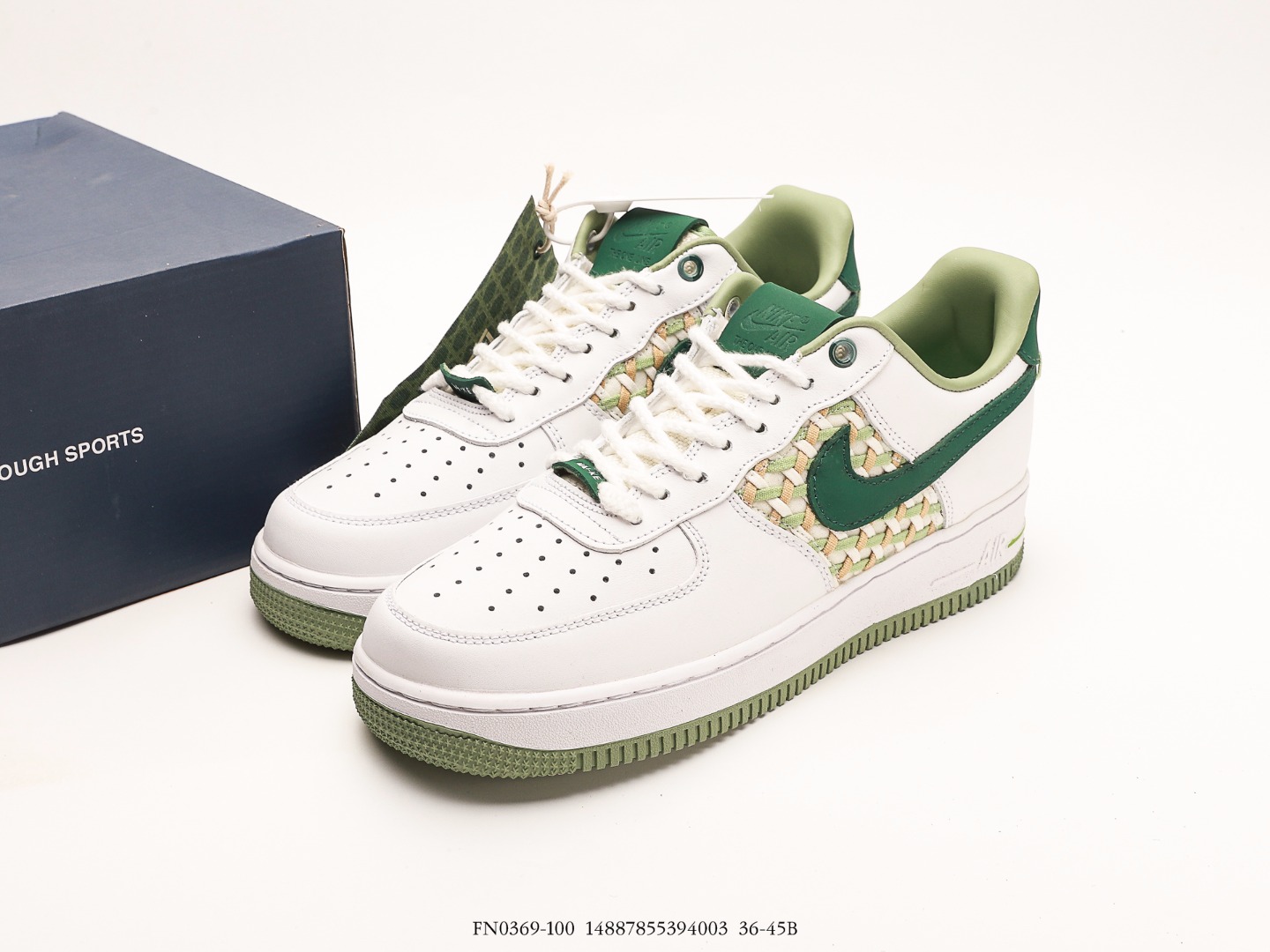 Nike Air Force 1 Low '07 Premium NAI-KE Bamboo Weave Gorge Green