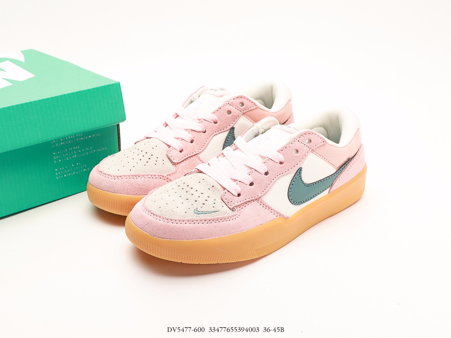 Nike SB Force 58 Pink Bloom/Teal/Gum