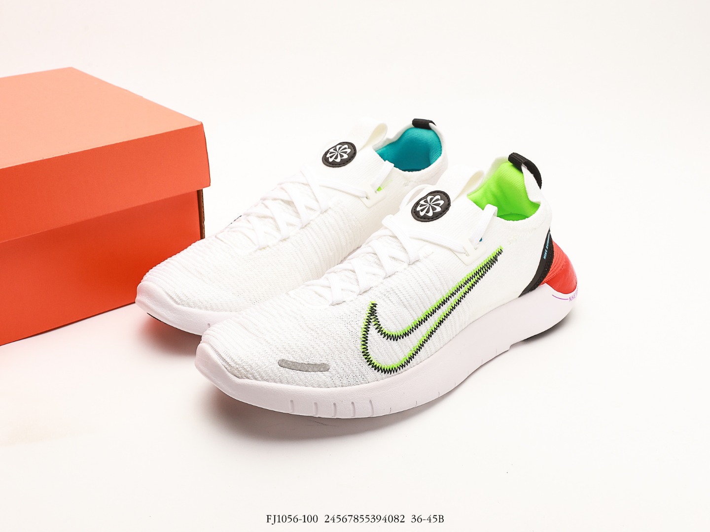 Free Run Flyknit Next Nature SE Men's :White | Picante Red