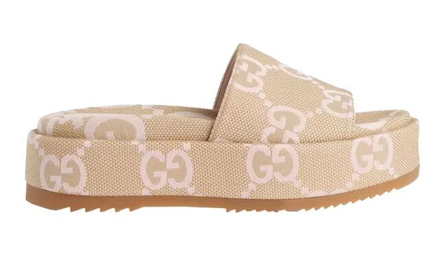 Gvc*1 Women's Jumbo GG Platform Slide Sandal