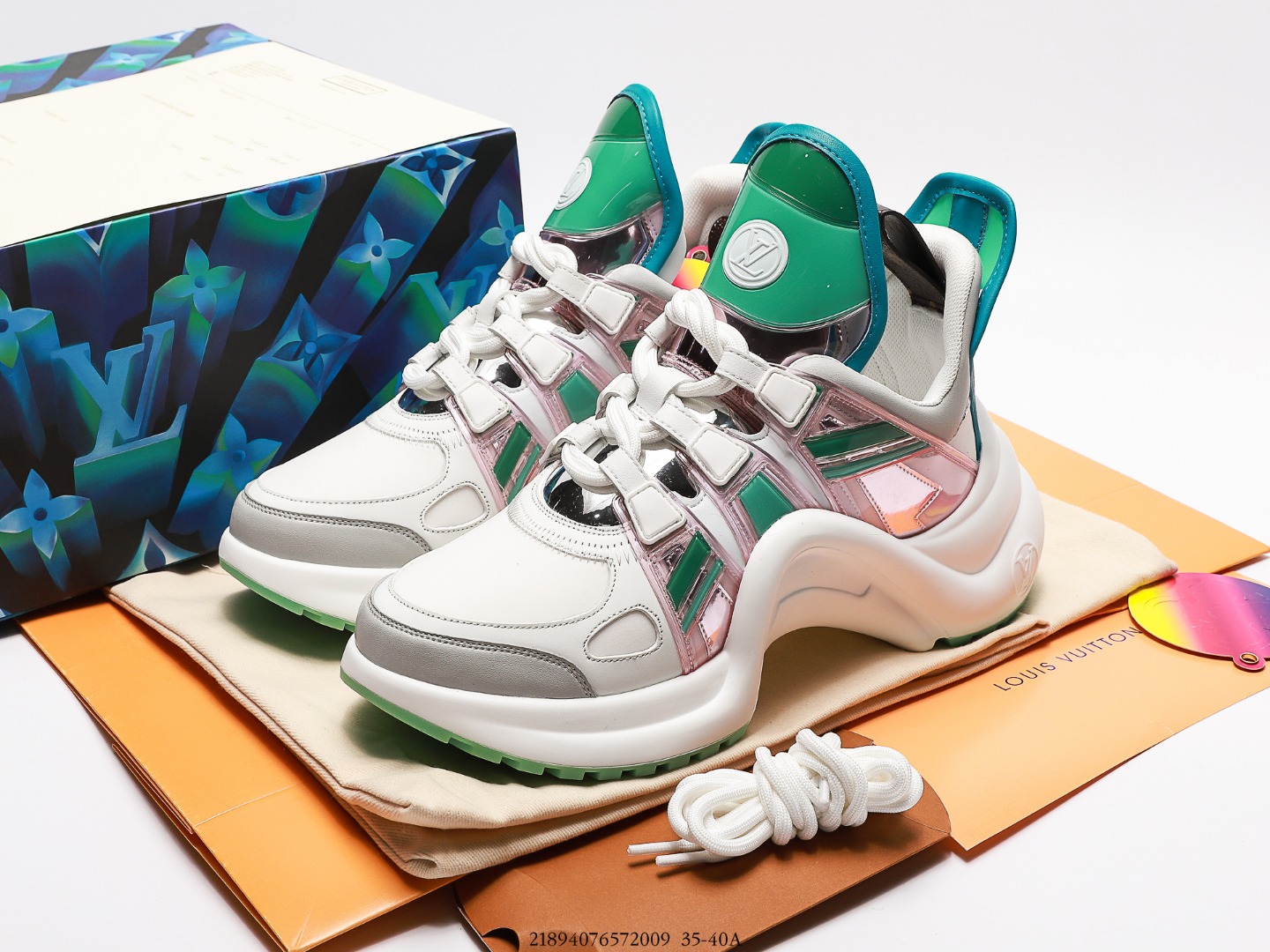 LUKE Multi-Color Spacewalker Platform Sneakers