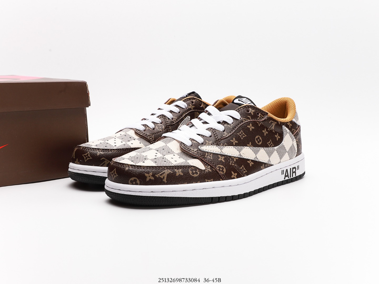 L0vis Vvtt0n X Travis Scott X Nike Air Jordan 1 Low