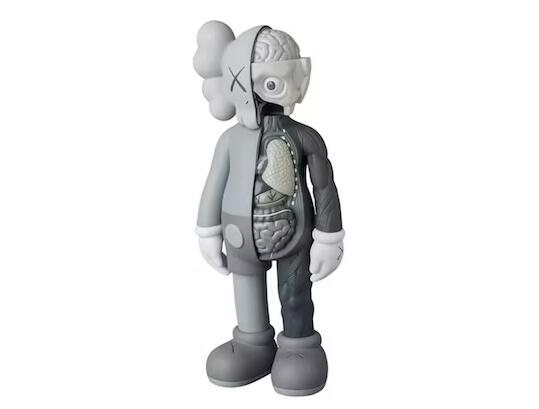 KAWS Companion Flayed Open Edition Vinyl Figure Grey
