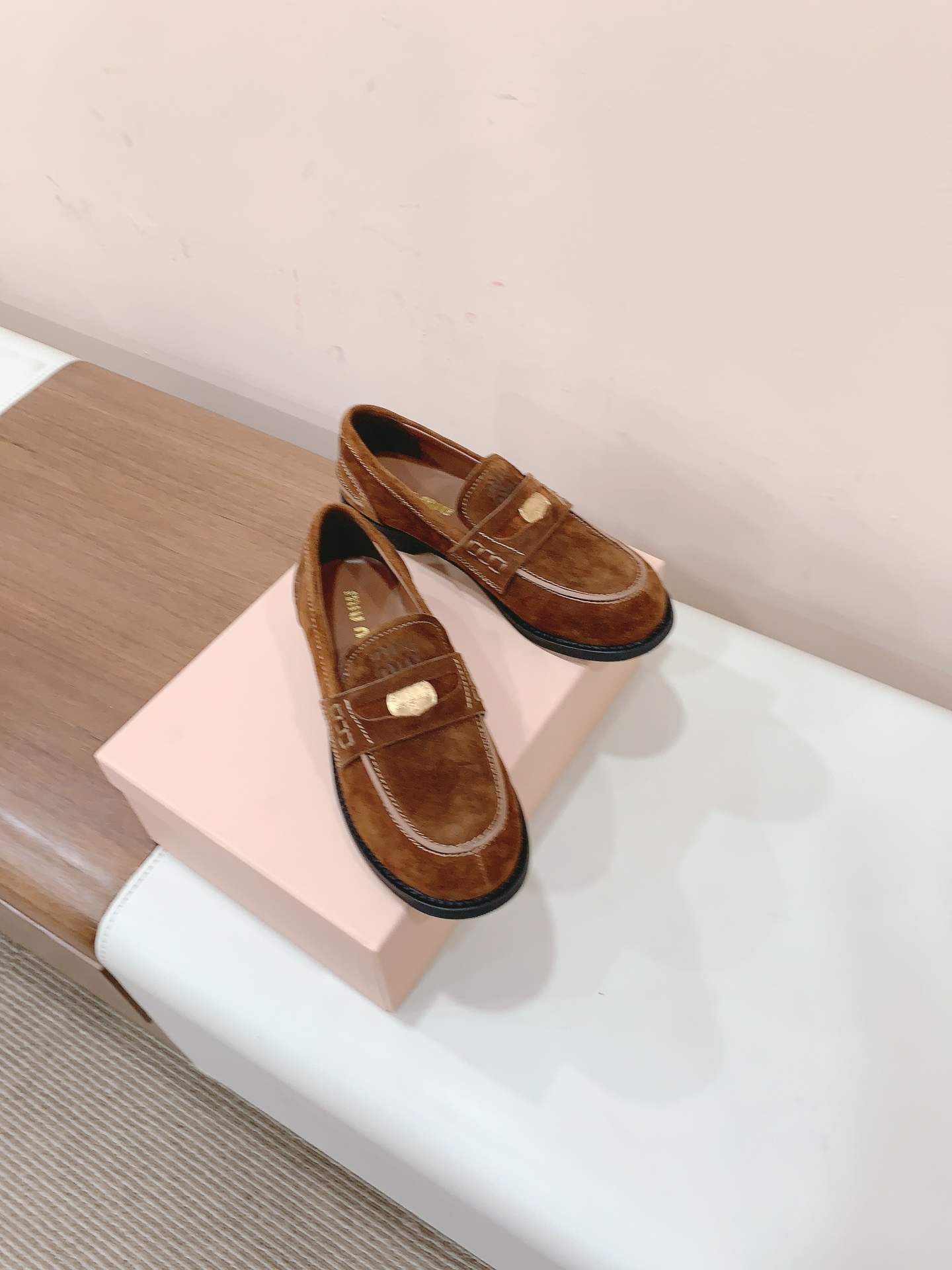 M1um1u Loafer Shoes