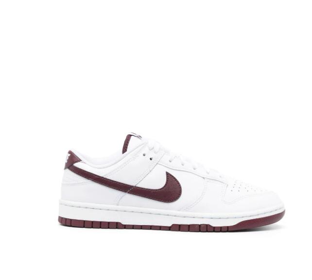 Nike Dunk Low White Night Maroon