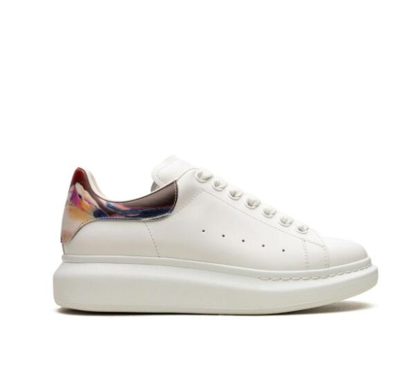 A1exa*der Mcqv*en Oversized White Multi