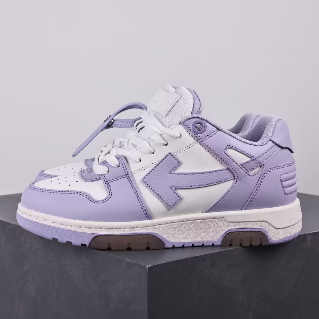 Off-White White/Purple Sneakers