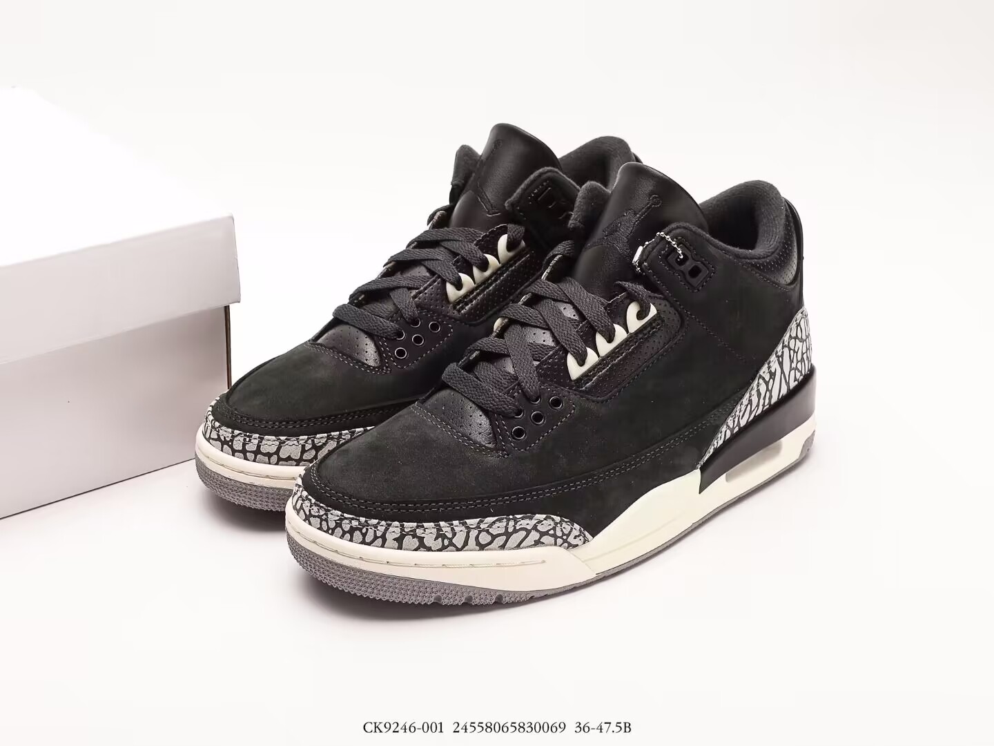 Air Jordan 3 Off Noir