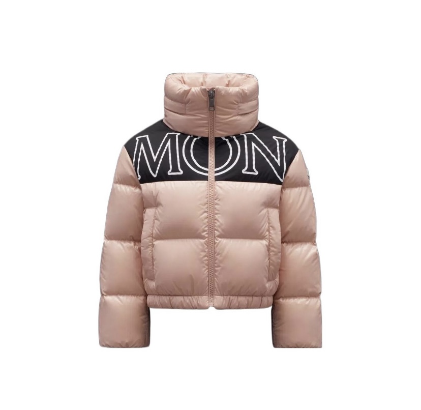 Moncler Girl's Bady Short Down Kid's Jacket Pink